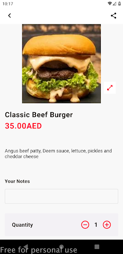 Deem Burger Screen 3