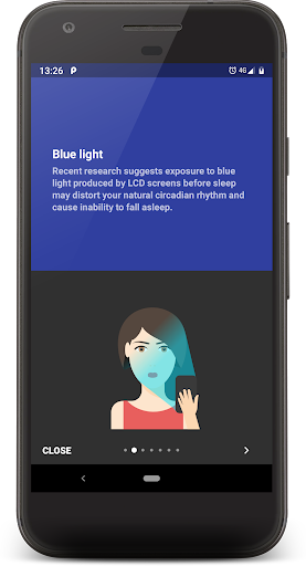 Crepuscolo: filtro luce blu per dormire meglio