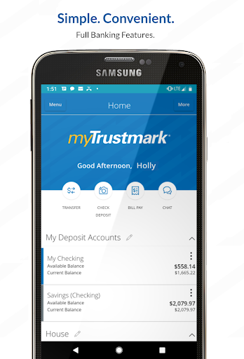 Android application myTrustmark® Mobile screenshort