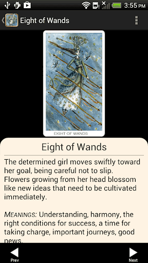 Screenshot of Paulina Tarot
