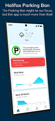 Android application Halifax Parking Ban screenshort