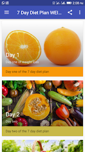 7 Day Diet Plan WEIGHT LOSS