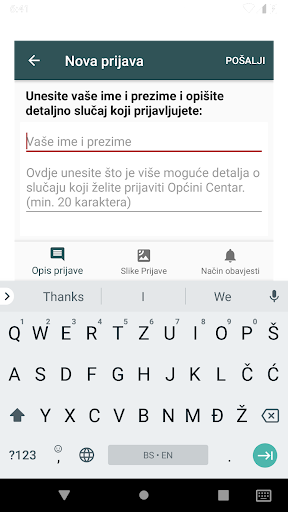 mojCENTAR Screen 2