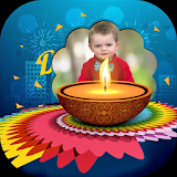 Diwali Card With Photo icon