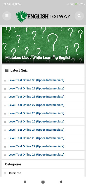 English Test - 1.0 - (Android)