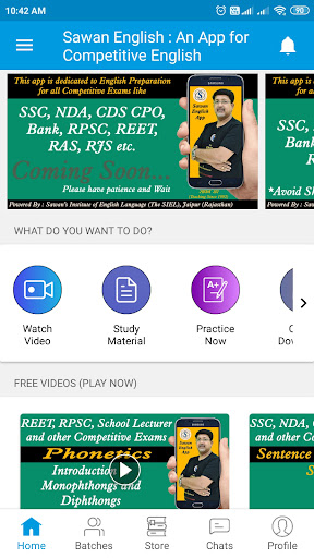 Sawan English App Screen 2