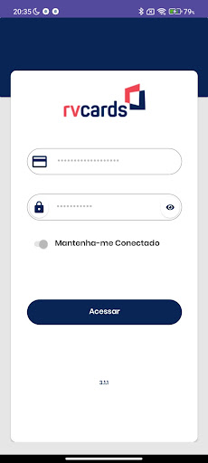 Android application Cartão RVCards screenshort