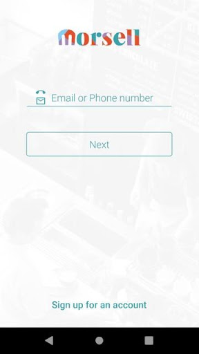 Android application Morsell screenshort