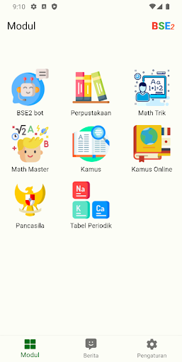 Android application Buku Sekolah, Periodik, Kamus screenshort