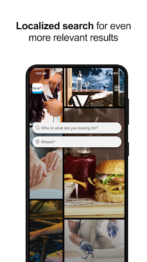 Android application local.ch: booking platform screenshort