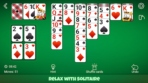 Android application Klondike Solitaire card games screenshort