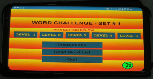 WORD CHALLENGE - SET 1