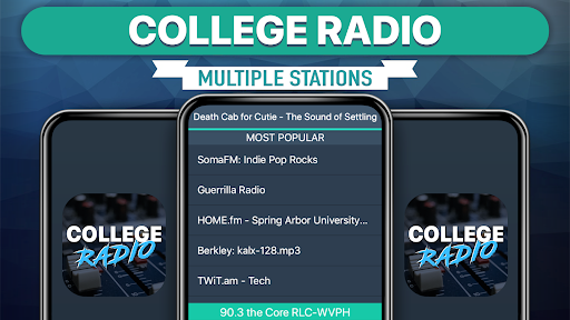 Android application College Radio Favorites screenshort