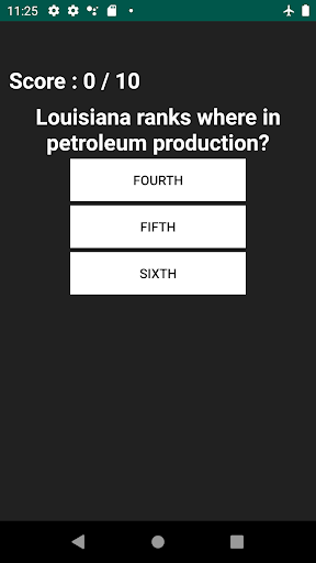 US States Trivia Screen 3