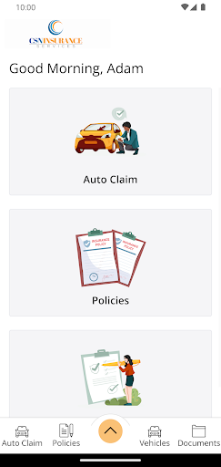 CSN Insurance Services Online Screen 2