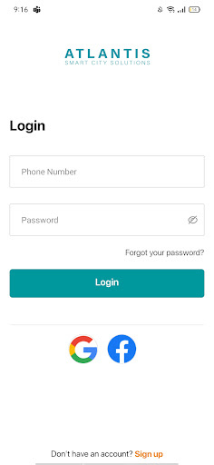 Android application Atlantis screenshort