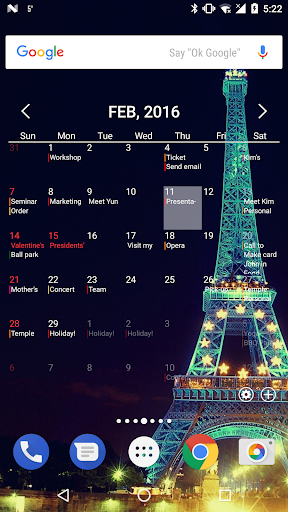 AA Calendar - Planner, Note Screen 3