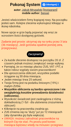Android application Pokonaj System screenshort