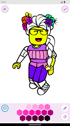 Coloring Pages for Robux - Screenshot 4