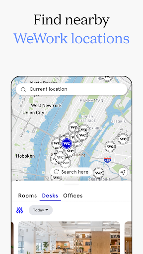 Screenshot of WeWork: Flexible Workspace