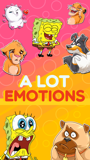 Android application WASticker Animated Cartoons screenshort
