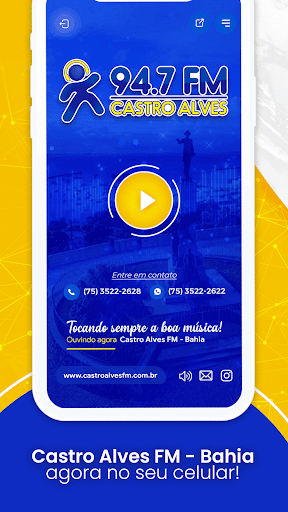 Android application Rádio Castro Alves 94,7 FM screenshort