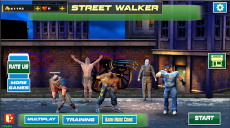 Street Walker: Shooting Fighting Game