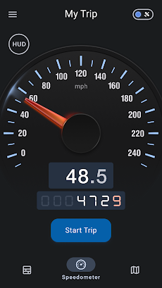 Speed Tracker. GPS Speedometerのおすすめ画像1