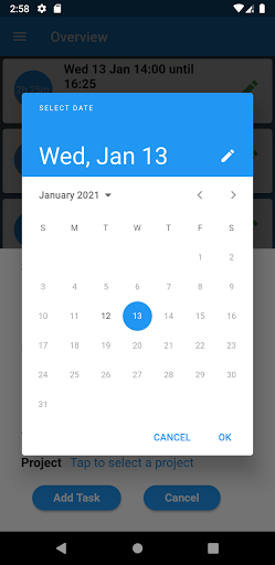 Multi-Track Time Management Screen 2