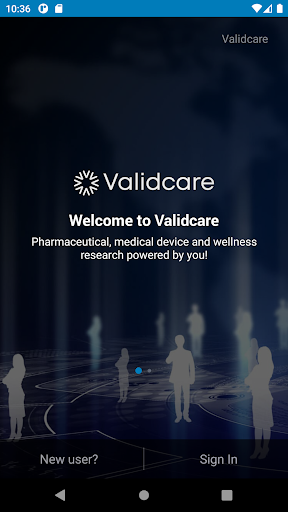 Android application Validcare screenshort
