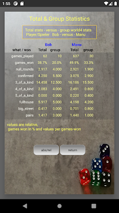 Game10000  dice game - Screenshot 3