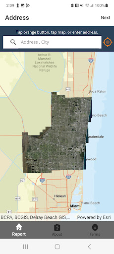 Android application Broward Home Damage Assessment screenshort