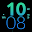 Tosca Blue Large Watch Face APK icon