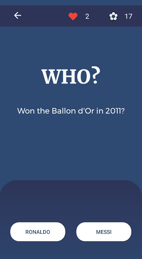 Ronaldo or Messi? Trivia