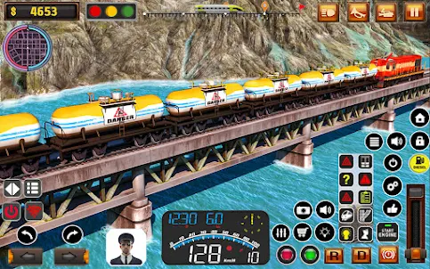 Поезд Вождение Поезд Вали Игры