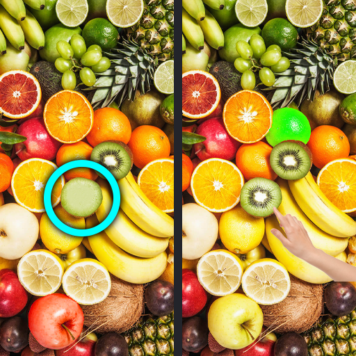 Find the differences fruits logo
