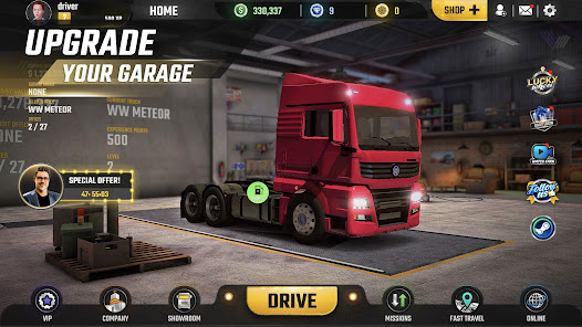 لعبة محاكاة قيادة الشاحنات الواقعية