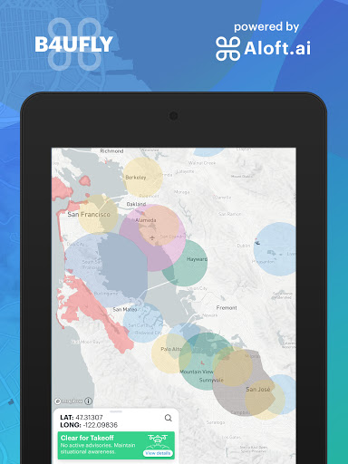 Screenshot of B4UFLY by FAA
