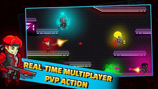 Neon Blasters Multiplayer