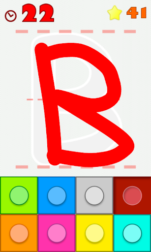 Screenshot of Kids Write ABC!