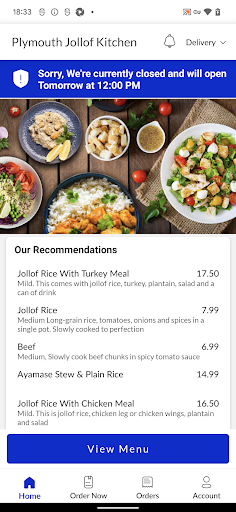 Plymouth Jollof Kitchen Screen 2