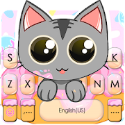 Lovely Cute Cat Keyboard Theme