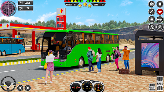 Coach Bus Game 3D Bus Driver