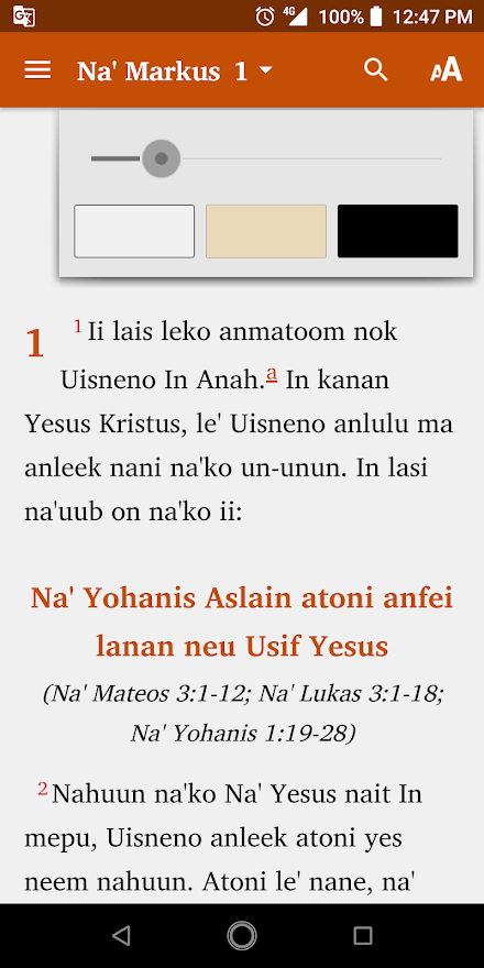 Amanuban Bible App Screen 3