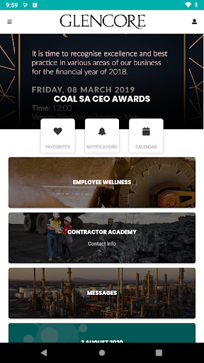Android application Glencore SA Coal Communicator screenshort