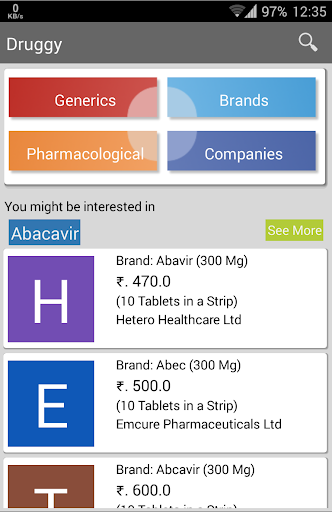Druggy- Medical Drug Directory Screenshot 1 - AppWisp.com