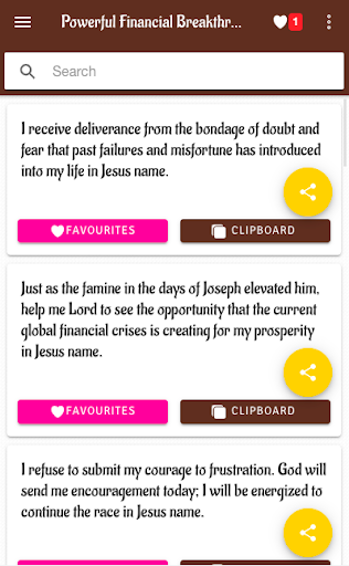 Financial Breakthrough Prayers Screen 2