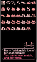 screenshot of Cat Face Wallpaper Theme