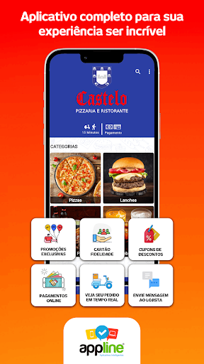 Android application Castelo Pizzaria e Restaurante screenshort