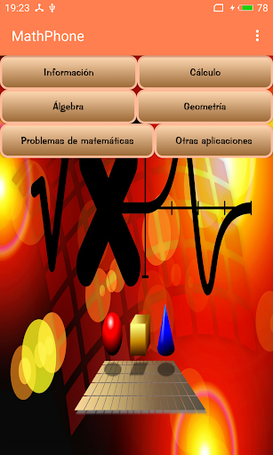 Android application MathPhone Matematica screenshort